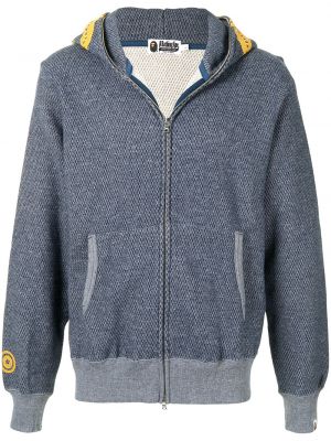 Blixtlås hoodie A Bathing Ape® blå