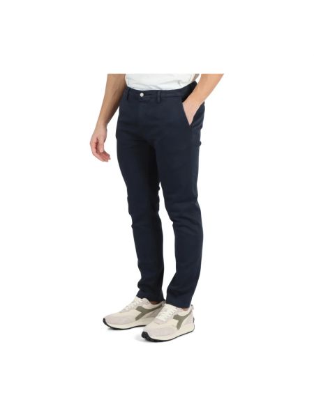 Pantalones chinos slim fit Replay azul