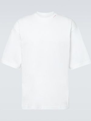 Camicia di cotone in jersey Marni bianco
