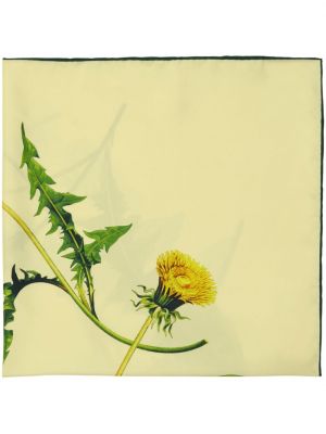 Virágos sál nyomtatás Burberry sárga