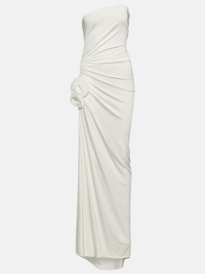 Elegantné kvetinové viskózové dlouhé šaty Magda Butrym