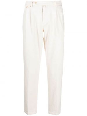 Jeansy skinny plisowane Briglia 1949 białe