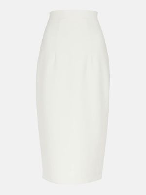Midi φούστα Safiyaa λευκό