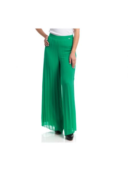 Pantalones plisados Liu Jo verde