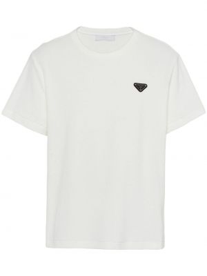 Bílé tričko Prada