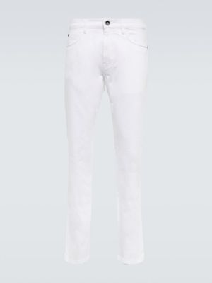 Jeans skinny slim fit Loro Piana bianco