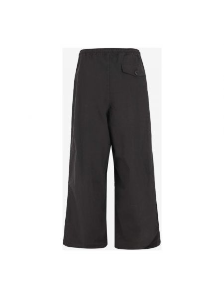 Pantalones de algodón Emporio Armani negro