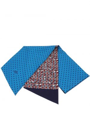 Копринен шал Hermès Pre-owned синьо