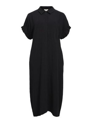 Košeľové šaty Object čierna