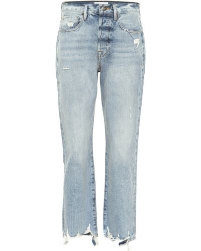 Straight fit džíny s vysokým pasem Frame