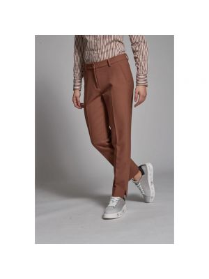 Pantalones chinos Via Masini 80 marrón