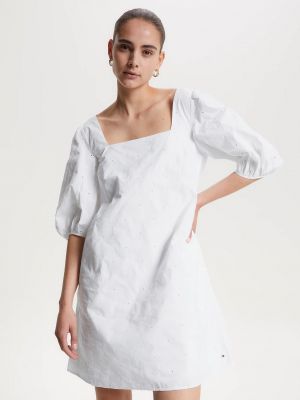 Φόρεμα Tommy Hilfiger λευκό