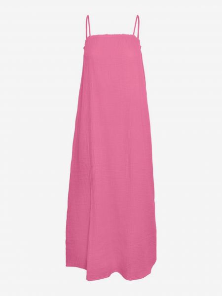 Maksi haljina Vero Moda ružičasta