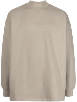 Brodert genser Fear Of God Essentials grå