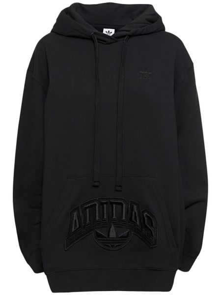 Sudadera con capucha oversized Adidas Originals negro