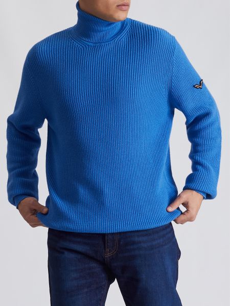 Хлопковый свитер Armata Di Mare синий