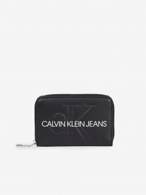 Peněženka na zip Calvin Klein Jeans černá