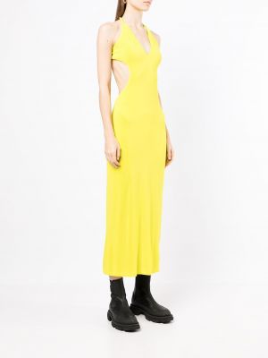 Midi šaty Dion Lee žluté