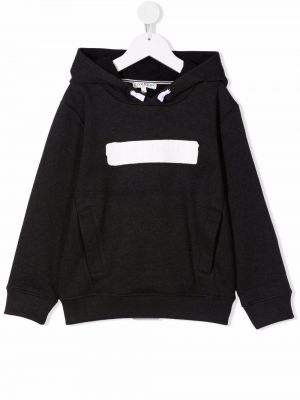 Hoodie för tjejer Givenchy Kids svart