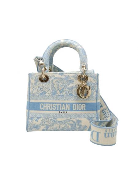 Torba na ramię Dior Vintage niebieska