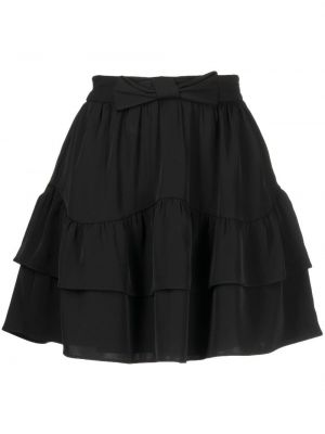 Plisované mini sukně B+ab černé
