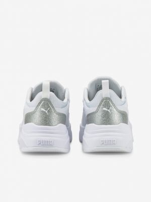 Viseltes hatású sneakers Puma fehér