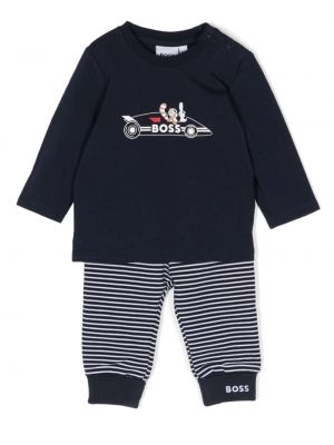 Pantaloni con stampa Boss Kidswear
