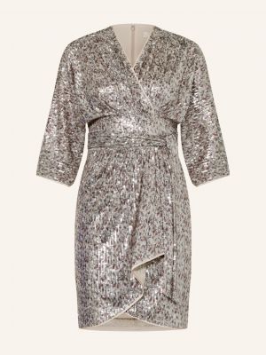 Sukienka koktajlowa Diane Von Furstenberg srebrna