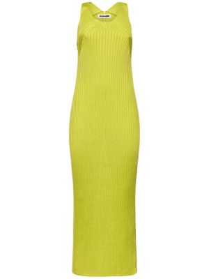 Viskose dress Jil Sander gul