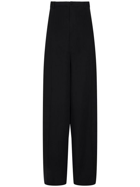 Pantaloni di cotone Balenciaga nero