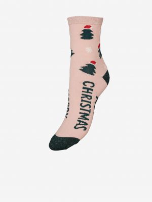 Ponožky Vero Moda růžové