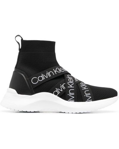 Zapatillas slip on Calvin Klein negro