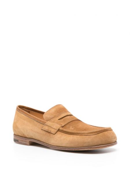Seemisnahksed loafer-kingad Premiata pruun