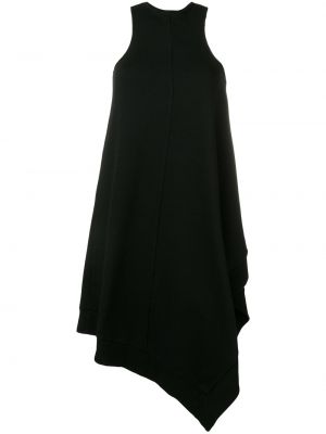Bavlněné volné šaty bez rukávů Unravel Project - černá