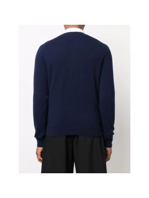 Suéter de cuello redondo Comme Des Garçons azul