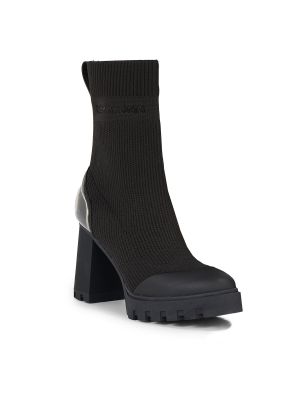 Členkové topánky na platforme Calvin Klein Jeans čierna