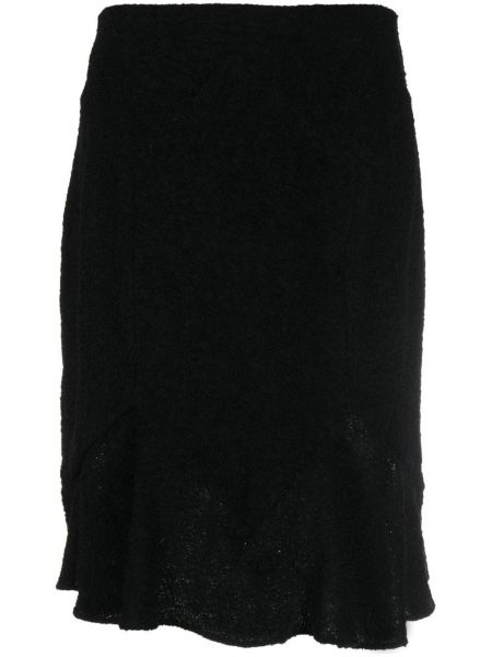 Плетена пола Christian Dior черно