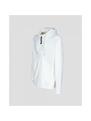 Bluza z kapturem polarowa C.p. Company biała