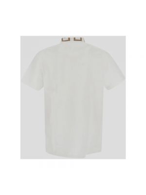 Camisa con bordado Versace blanco