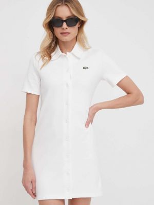 Bílé mini šaty Lacoste