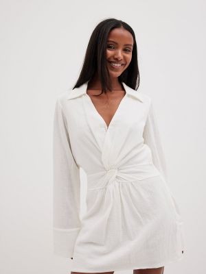 Robe chemise Na-kd blanc