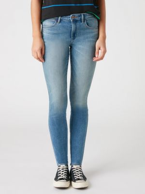Skinny jeans Wrangler blau