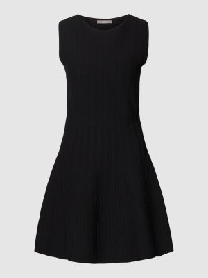Sukienka koktajlowa bez rękawów w paski Jake*s Collection czarna
