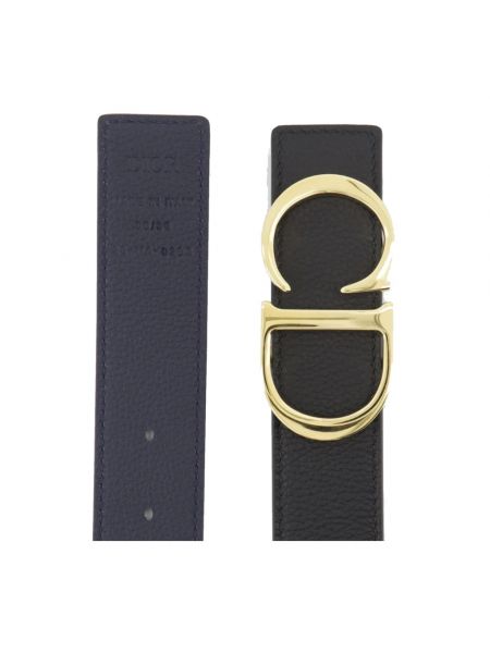 Cinturón de cuero reversible de cuero Dior
