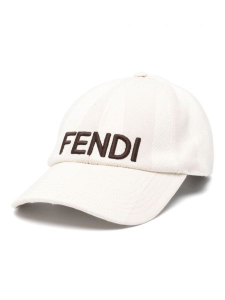 Cap med broderier Fendi