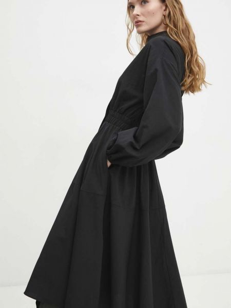 Midi haljina Answear Lab crna