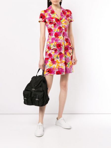 Vestido camisero de flores Chanel Pre-owned