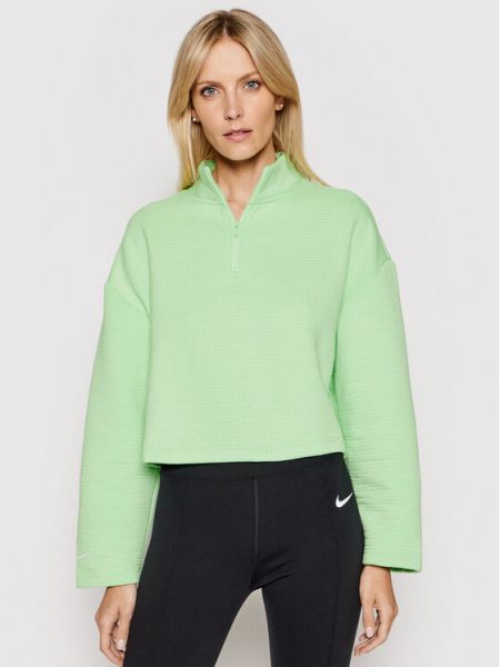 Bluza Sportswear Tech Fleece 1/4 Zip CT0882 Zielony Relaxed Fit Nike