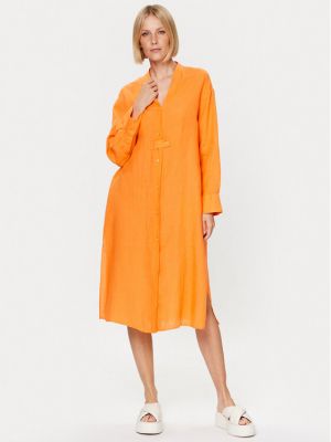 Srajčna obleka Seidensticker oranžna