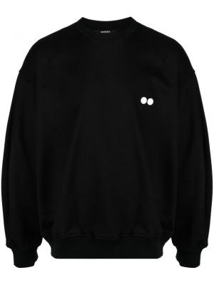 Sweatshirt mit stickerei aus baumwoll Songzio schwarz